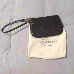 Black Coach wristlet